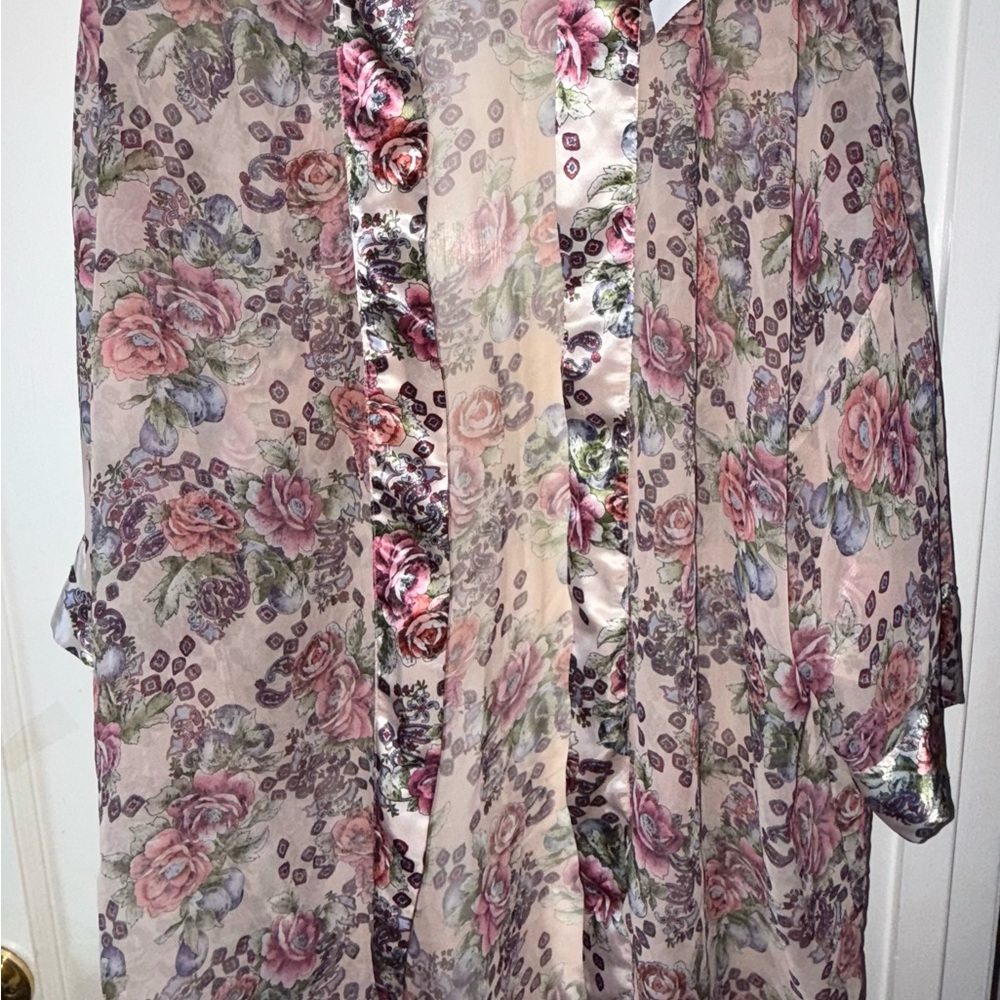Victoria's Secret Paisley Satin Robe